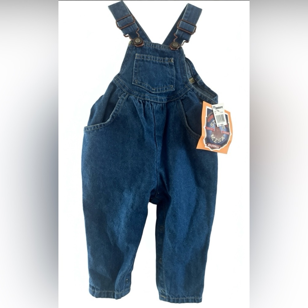 Vintage Stone Mesa Denim Bib Overalls Baby 12 Months NWT/Venture Store
